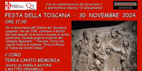 Festa della Toscana - Gracias a la vida - Il coro "Terra, canto, memoria"