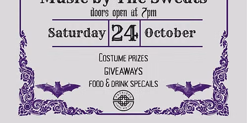 10th Annual Halloween Party with music by THE SWEATS
