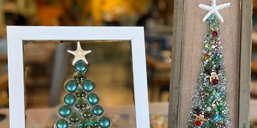 Resin Crushed Glass Christmas Tree