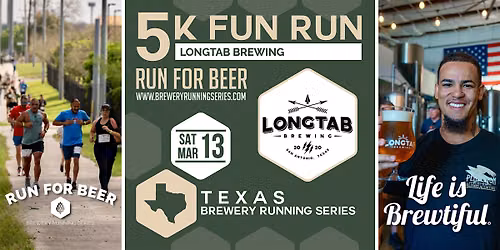 5k Beer Run x Longtab Brewing | Texas Brewery Running Series