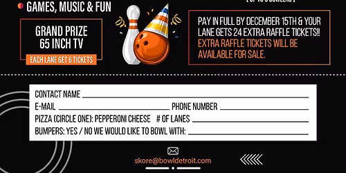 New Year\u2019s Eve Bash at Skore Lanes(Spins Bowl Taylor)