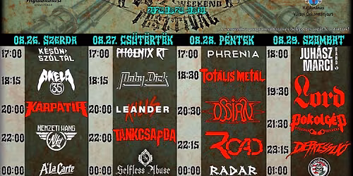 XVIII. Moto-Rock Weekend Fesztiv\u00e1l