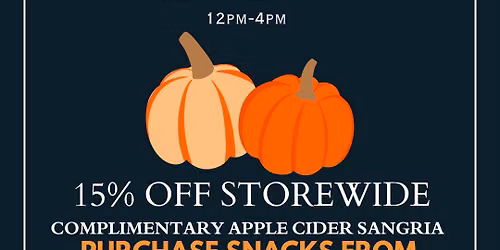 Autumn Sip & Shop