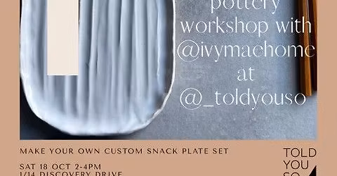 Pottery Workshop - Ivy Mae Home 