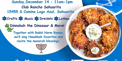 A Hanukkah Experience! PJ Library & Rancho Sahuarita invited you to join us!