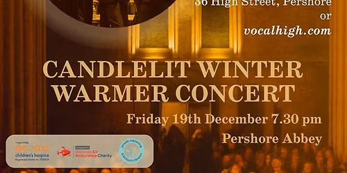 Candlelit Winter Warmer Concert in Pershore Abbey with Vocal High