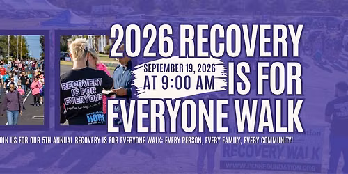 5th Annual Recovery is for Everyone Walk