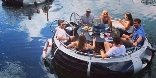 Donut Boat Ride with Customized bar\/soundtrack on Lake Travis