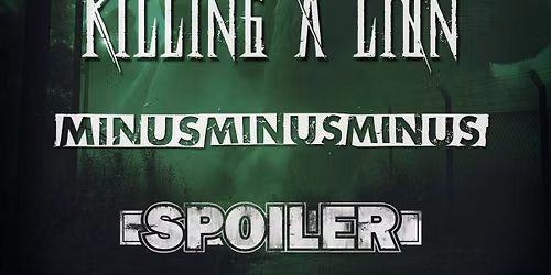 MonsterMosh 2026 mit MUDDY SEWER, KILLING A LION, MINUSMINUSMINUS; SPOILER