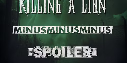 MonsterMosh 2026 mit MUDDY SEWER, KILLING A LION, MINUSMINUSMINUS; SPOILER