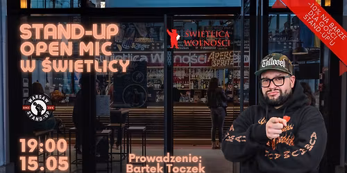 Stand-up Open mic - Warsaw Stand-up x Bartek Toczek