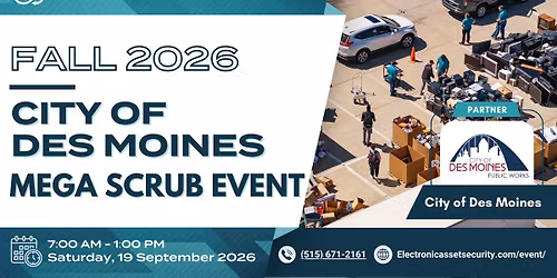 City of Des Moines MEGA SCRUB Event - Bell Ave. Business Park