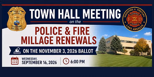 Town Hall: Police & Fire Millage Renewals