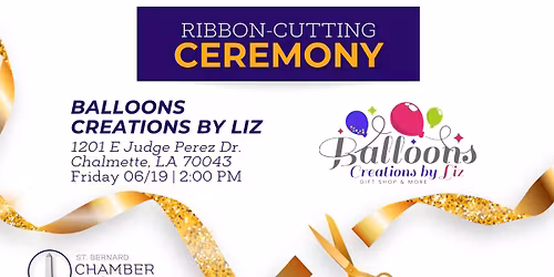 Balloons Creations by Liz Ribbon Cutting