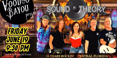 Woo Hoo! Voodoo Bayou! Sound Theory debuts June 19!