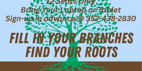 Family Tree With Lee - Open to the public