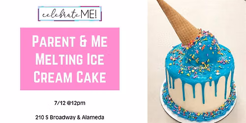 Parent & Me Melting Ice Cream Cake Deco