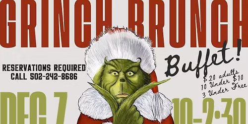 GRINCH BRUNCH AT THE B.A. COLONIAL!