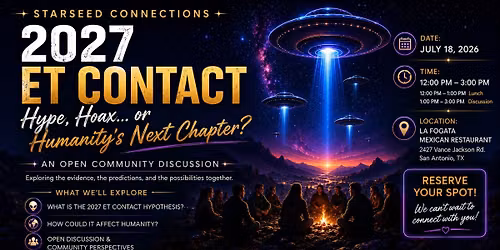 \ud83d\udc7d 2027 ET Contact: Hype, Hoax... or Humanity's Next Chapter?