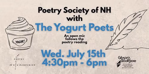 Poetry Society of New Hampshire: The Yogurt Poets