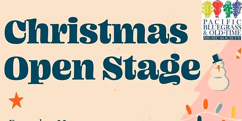 Christmas Open Stage