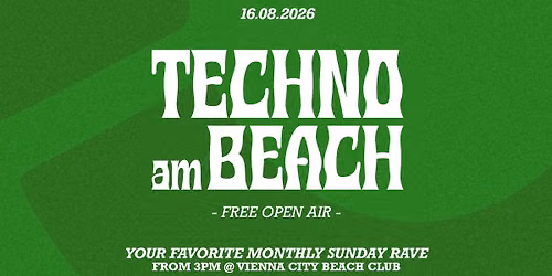 TECHNO AM BEACH\u00b3 x FREE OPEN AIR 2026