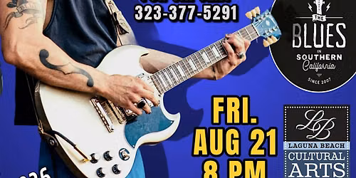 ARTUR MENEZES - Famed Blues-Rock Guitarist - in Laguna Beach!