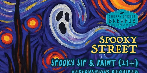 Spooky Street Sip & Paint (21+)