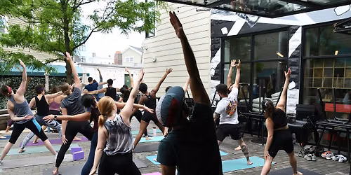 Yoga in the Beer Garden
