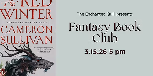 Fantasy Book Club: The Red Winter by Cameron Sullivan