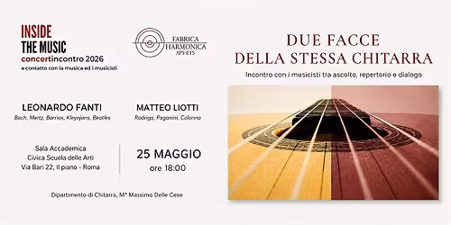 Due facce della stessa chitarra