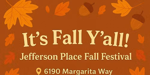 Jefferson Place It's Fall Y'all Festival