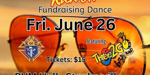 Knights Of Columbus Fundraiser Dance-The Three2Go Band