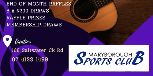 Maria Whittaker - End Of Month Draws