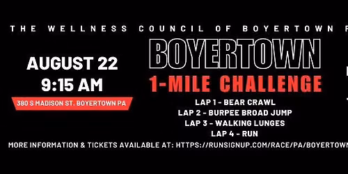 Boyertown 1-Mile Challenge