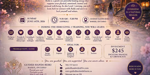 Reiki Level 1(Shoden First Level)