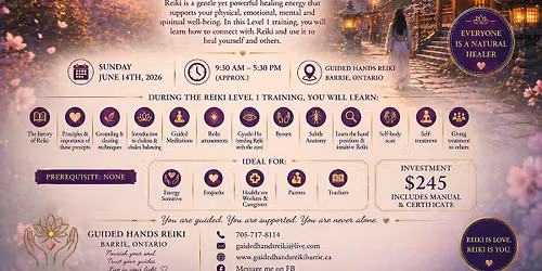 Reiki Level 1(Shoden First Level)