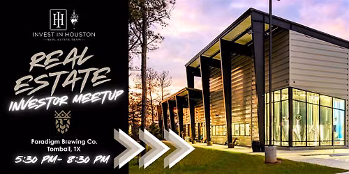 Real Estate Investor Meetup at Paradigm Brewing Co.- Thurs., Oct. 29th