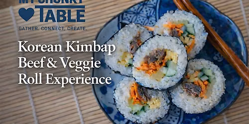 Korean Bulgogi Beef Kimbap Cooking Class