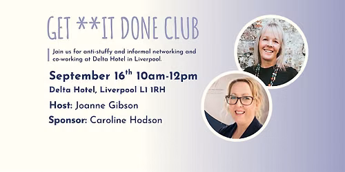 GET **IT DONE CLUB Liverpool September