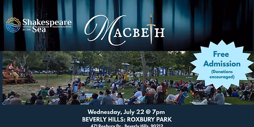 SBTS presents Macbeth at Roxbury Park