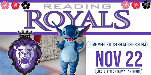 Blue Alien @ Reading Royals Game!!