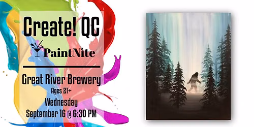 Paint Nite at Great River Brewery: Reigning Hide and Seek World Champion