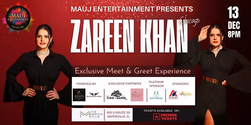 Zareen khan Meet&Greet