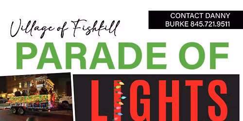 Village of Fishkill Parade of lights. 