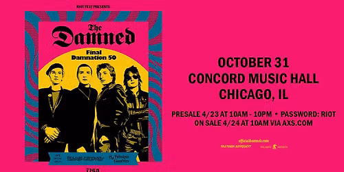 THE DAMNED \u2013 FINAL DAMNATION 50, CHICAGO