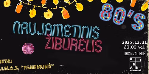 80-\u0173j\u0173 NAUJAMETINIS \u017dIBUR\u0116LIS