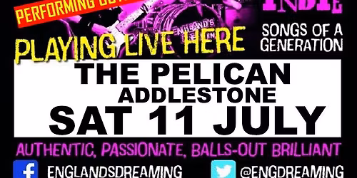 England's Dreaming Perform Live at The Pelican Music Festival, Addlestone