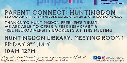 Parent Connect Huntingdon Library