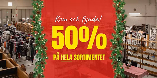 🎄JULREA🎄 50% På hela sortimentet!